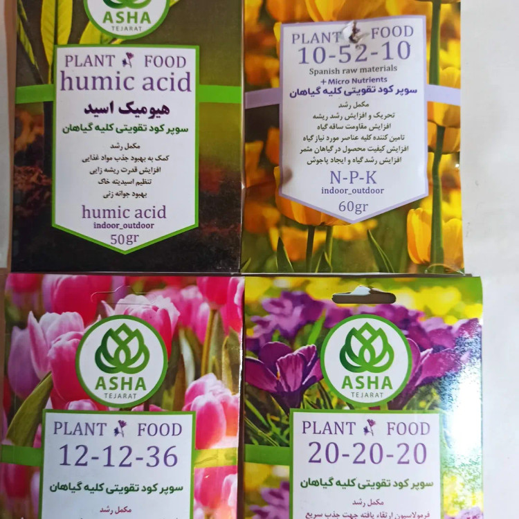 پک 4 مدل کود م.رد نیاز گیاه