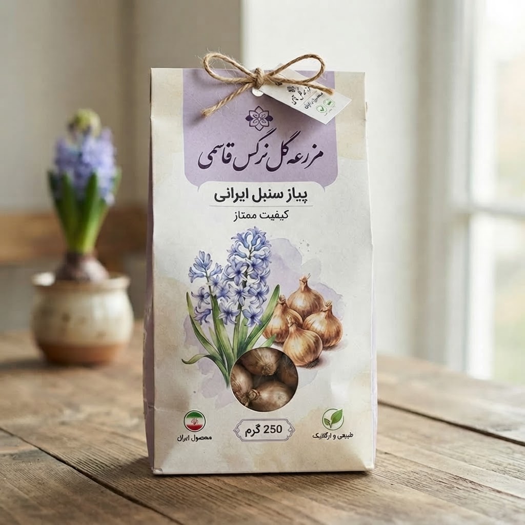پیاز گل سنبل ایرانی معطر (سایز متوسط)  بسته 250 گرمی