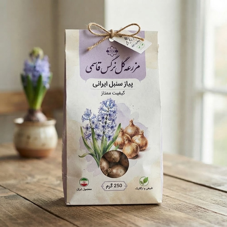 پیاز گل سنبل ایرانی معطر (سایز متوسط) بسته 250 گرمی